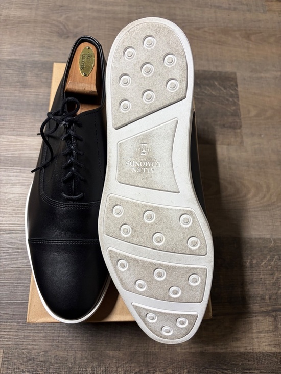 Allen Edmonds Park Ave 2.0 Dress Sneaker Black Leather 11.5 E Wide main image 4